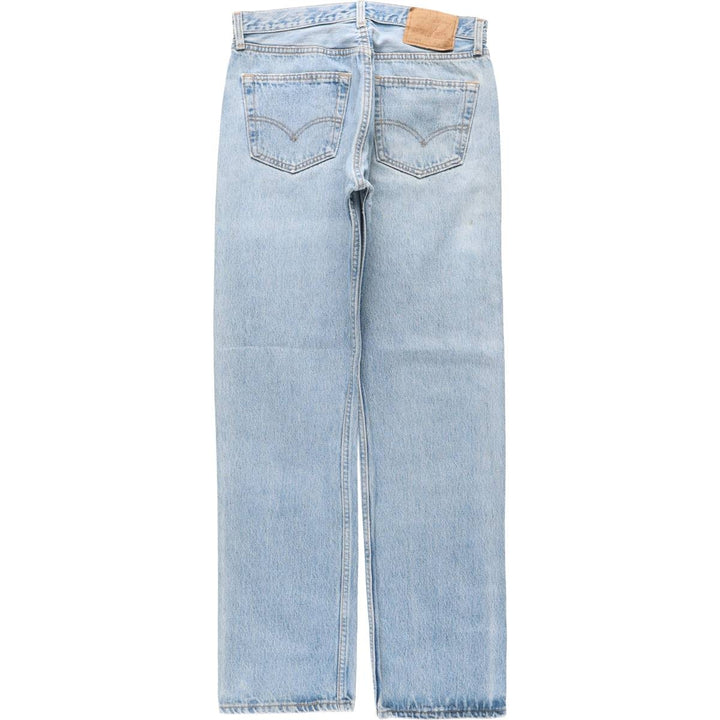 90'S Levi's 501-0118 Straight Denim Pants Made in USA Men's W32 Vintage cotton blue type Vintage Second Hand