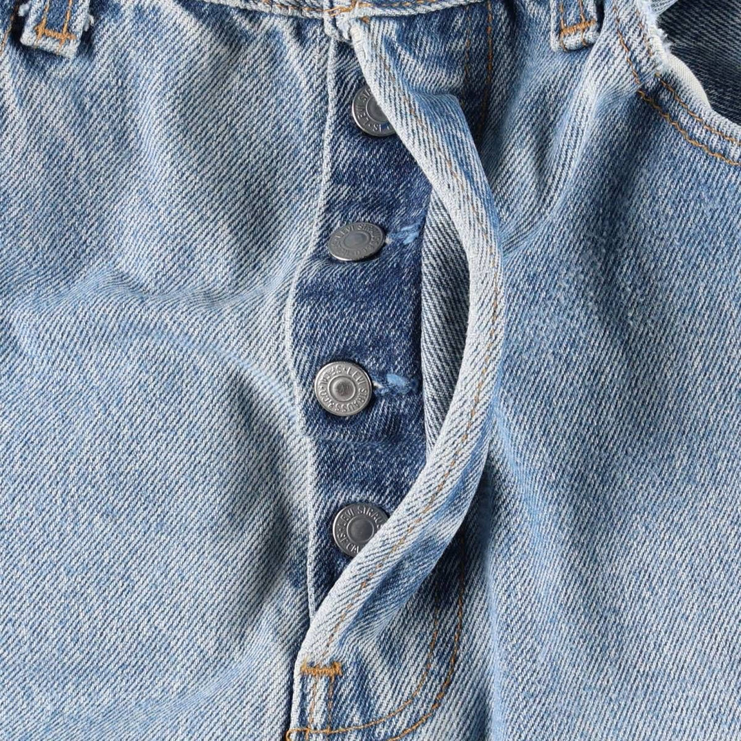 90'S Levi's 501-0118 Straight Denim Pants Made in USA Men's W32 Vintage cotton blue type Vintage Second Hand