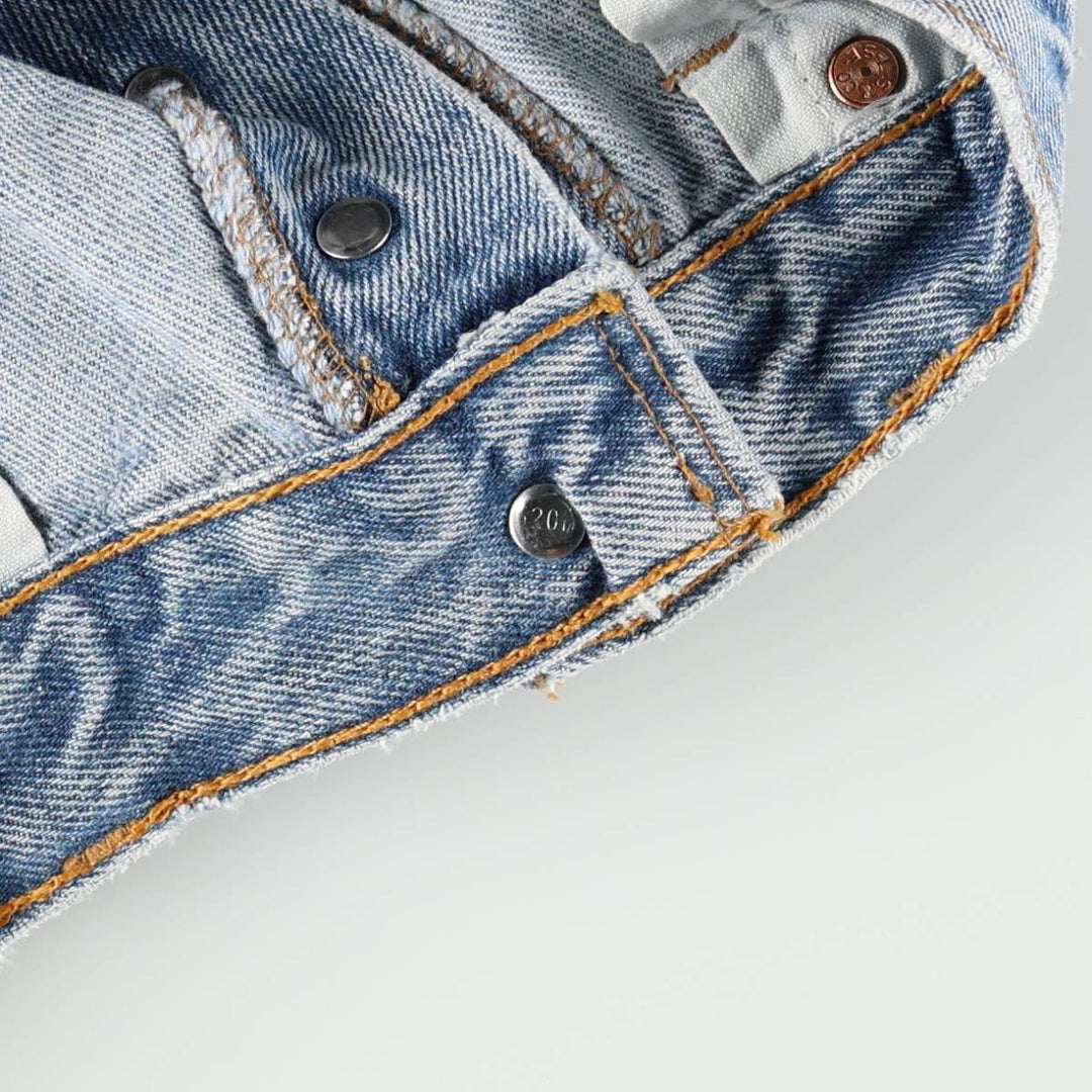 90'S Levi's 501-0118 Straight Denim Pants Made in USA Men's W32 Vintage cotton blue type Vintage Second Hand