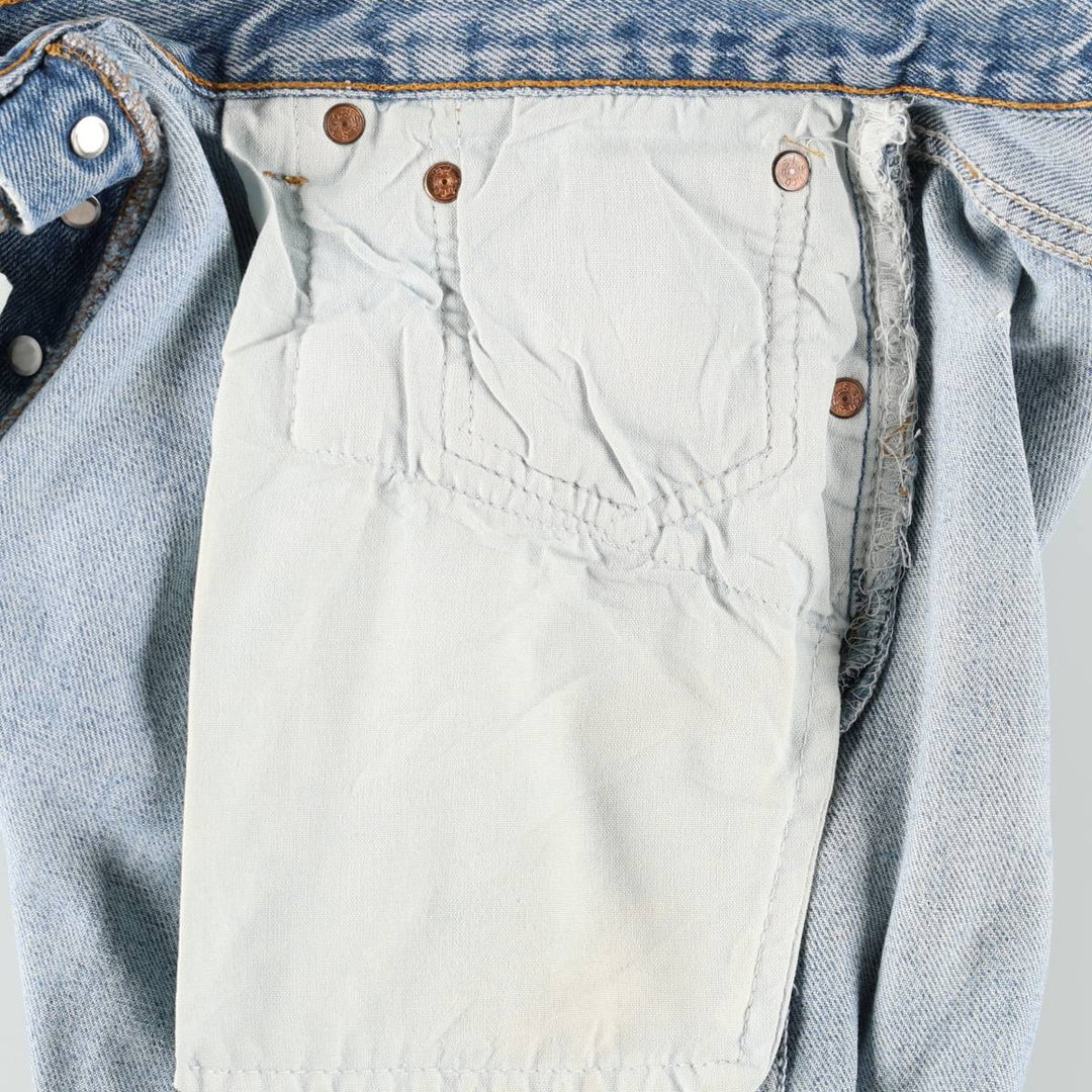 90'S Levi's 501-0118 Straight Denim Pants Made in USA Men's W32 Vintage cotton blue type Vintage Second Hand