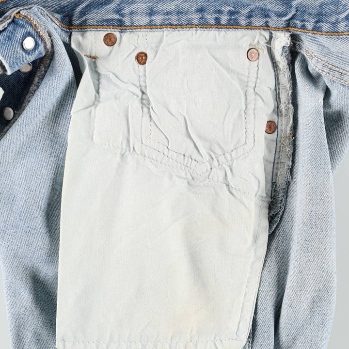 90'S Levi's 501-0118 Straight Denim Pants Made in USA Men's W32 Vintage cotton blue type Vintage Second Hand