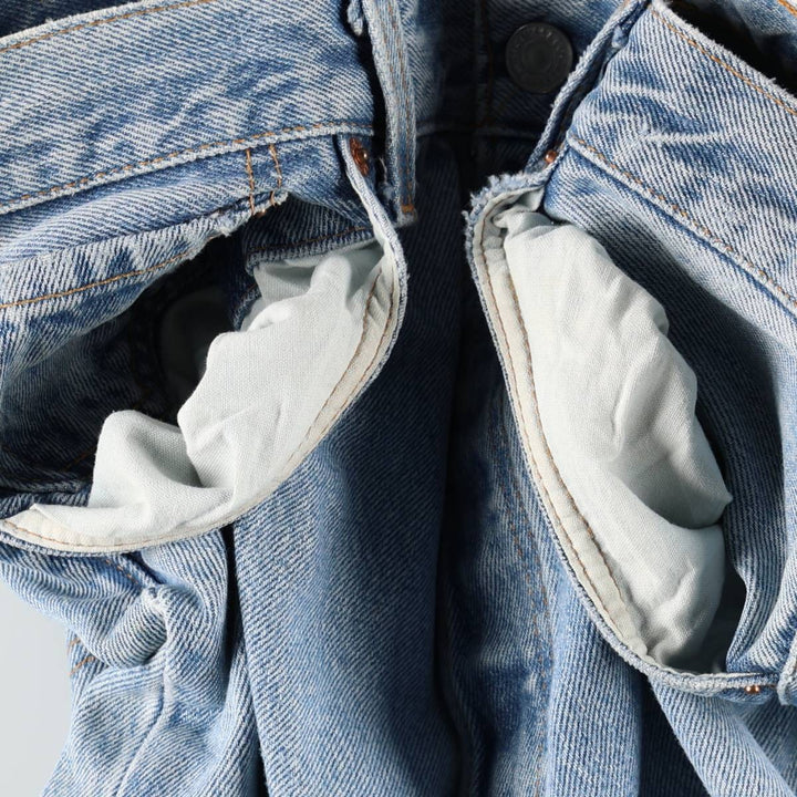 90'S Levi's 501-0118 Straight Denim Pants Made in USA Men's W32 Vintage cotton blue type Vintage Second Hand