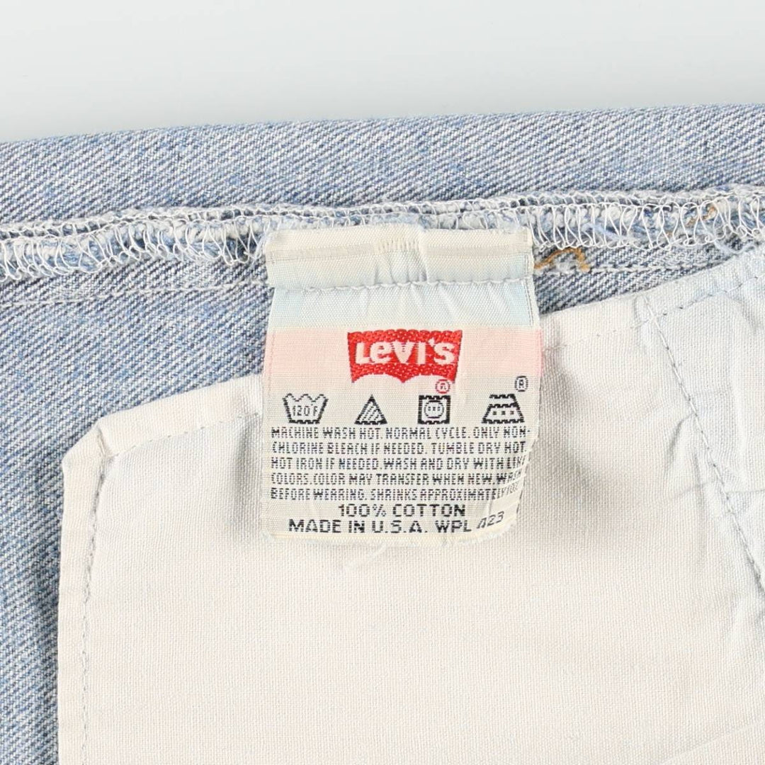 1990'S Levi's 501 0000 Straight Denim Pants, Made in USA, Men's Size W32 (approx.), Vintage cotton blue type Vintage Second Hand