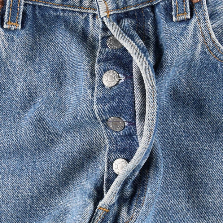 1990'S Levi's 501 0000 Straight Denim Pants, Made in USA, Men's Size W32 (approx.), Vintage cotton blue type Vintage Second Hand
