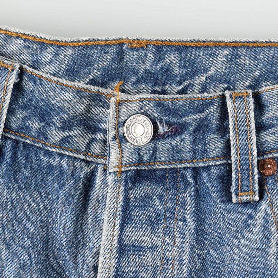 1990'S Levi's 501 0000 Straight Denim Pants, Made in USA, Men's Size W32 (approx.), Vintage cotton blue type Vintage Second Hand