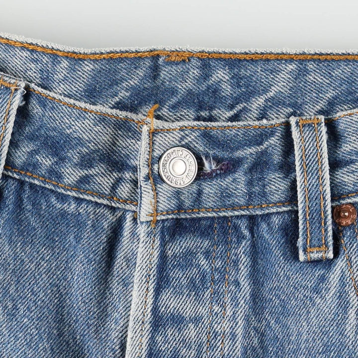 1990'S Levi's 501 0000 Straight Denim Pants, Made in USA, Men's Size W32 (approx.), Vintage cotton blue type Vintage Second Hand