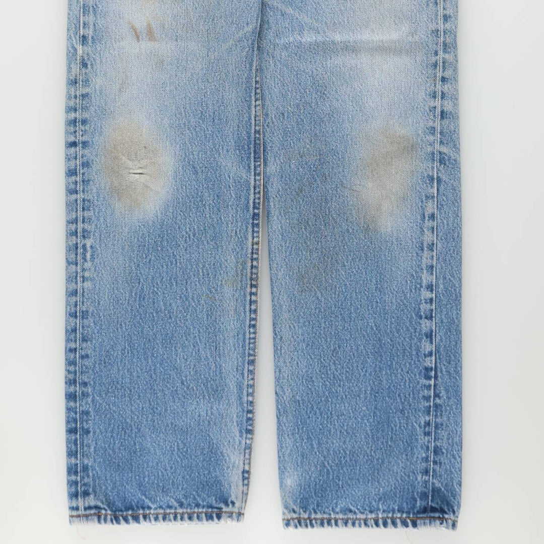 1990'S Levi's 501 0000 Straight Denim Pants, Made in USA, Men's Size W32 (approx.), Vintage cotton blue type Vintage Second Hand