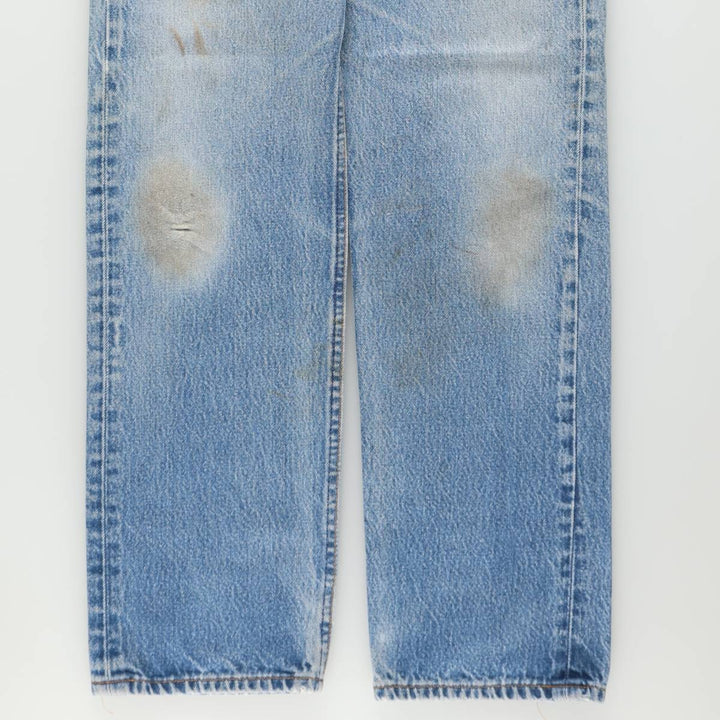 1990'S Levi's 501 0000 Straight Denim Pants, Made in USA, Men's Size W32 (approx.), Vintage cotton blue type Vintage Second Hand