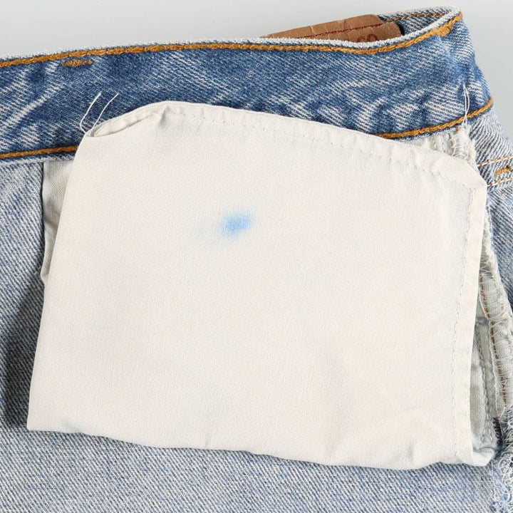 1990'S Levi's 501 0000 Straight Denim Pants, Made in USA, Men's Size W32 (approx.), Vintage cotton blue type Vintage Second Hand