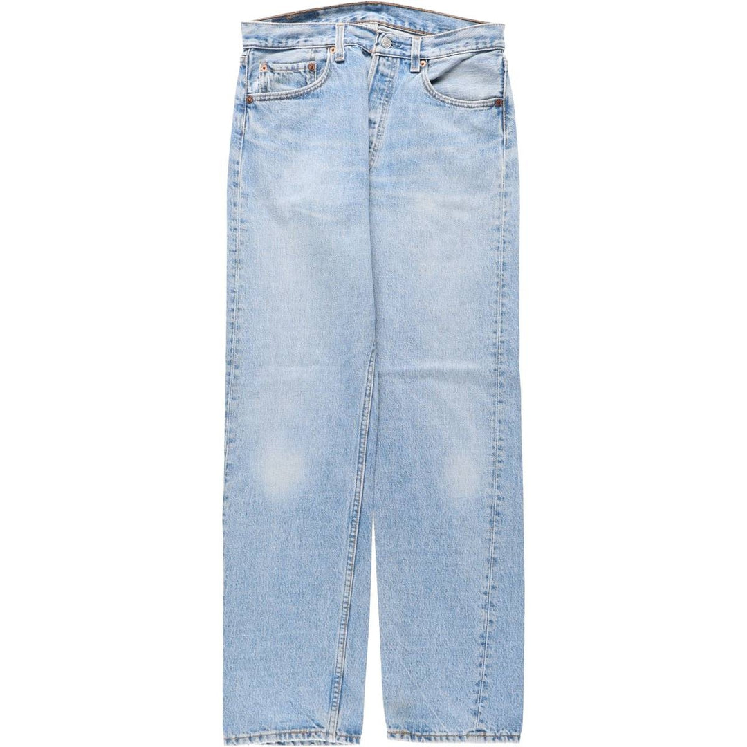 90'S Levi's 501-0193 Straight Denim Pants Made in USA Men's W32 Vintage cotton blue type Vintage Second Hand
