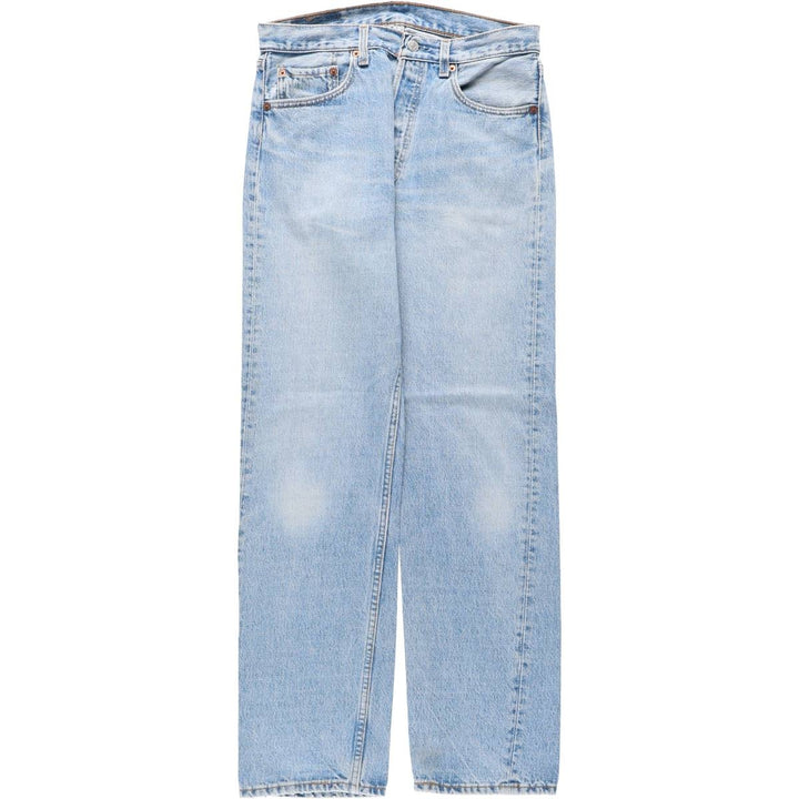 90'S Levi's 501-0193 Straight Denim Pants Made in USA Men's W32 Vintage cotton blue type Vintage Second Hand