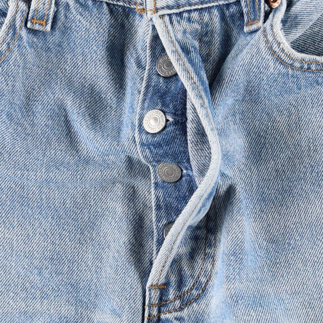 90'S Levi's 501-0193 Straight Denim Pants Made in USA Men's W32 Vintage cotton blue type Vintage Second Hand