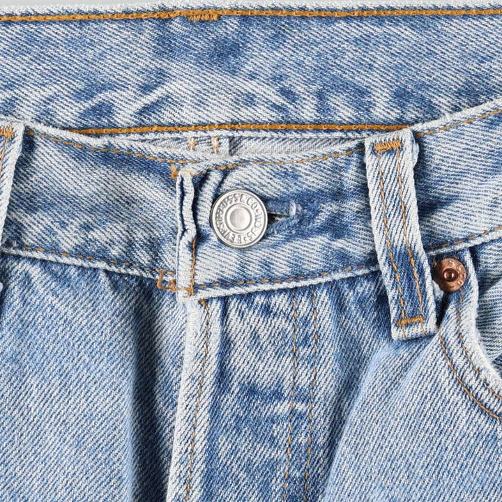 90'S Levi's 501-0193 Straight Denim Pants Made in USA Men's W32 Vintage cotton blue type Vintage Second Hand