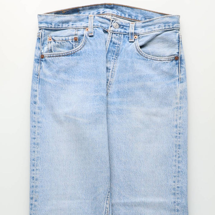 90'S Levi's 501-0193 Straight Denim Pants Made in USA Men's W32 Vintage cotton blue type Vintage Second Hand