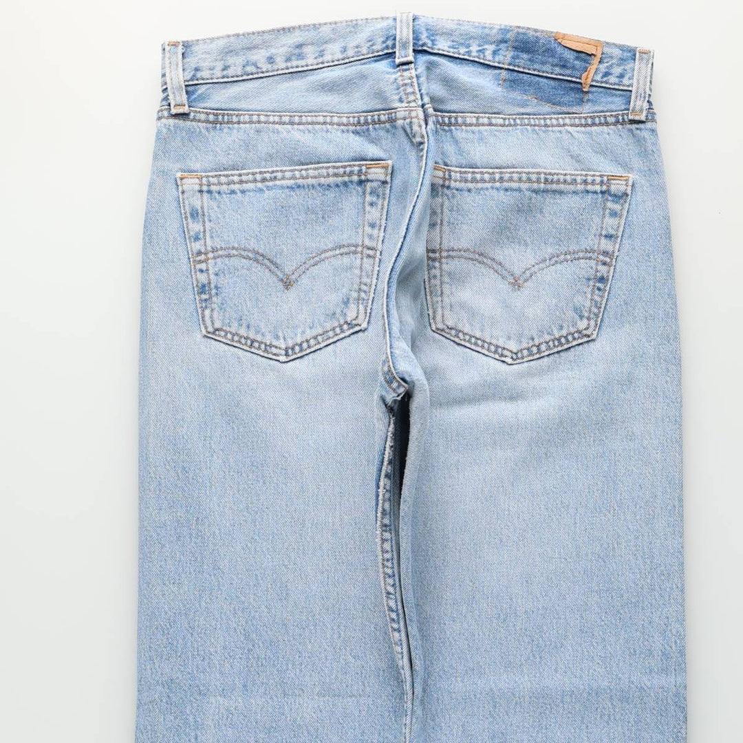 90'S Levi's 501-0193 Straight Denim Pants Made in USA Men's W32 Vintage cotton blue type Vintage Second Hand