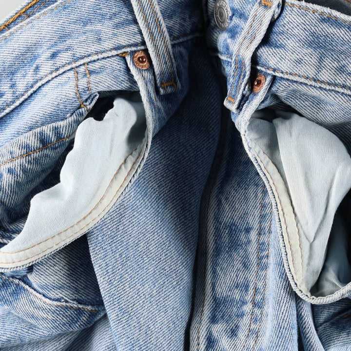 90'S Levi's 501-0193 Straight Denim Pants Made in USA Men's W32 Vintage cotton blue type Vintage Second Hand