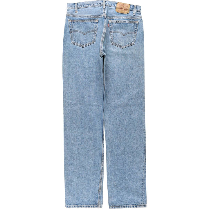 Levi's 501-0191 Straight Denim Pants, Made in USA, Men's Size W34 (approx.) cotton blue type Vintage Second Hand