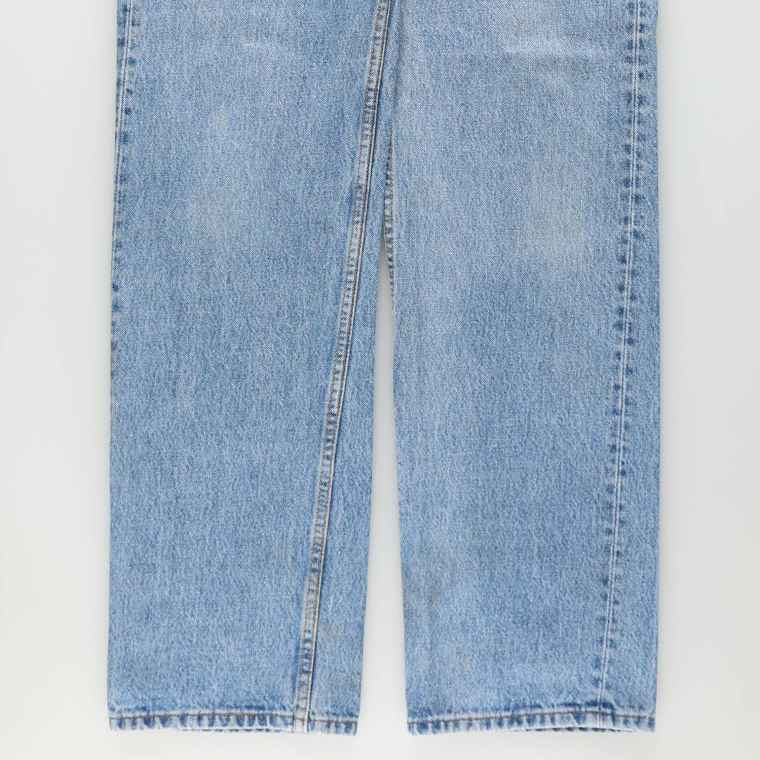 Levi's 501-0191 Straight Denim Pants, Made in USA, Men's Size W34 (approx.) cotton blue type Vintage Second Hand