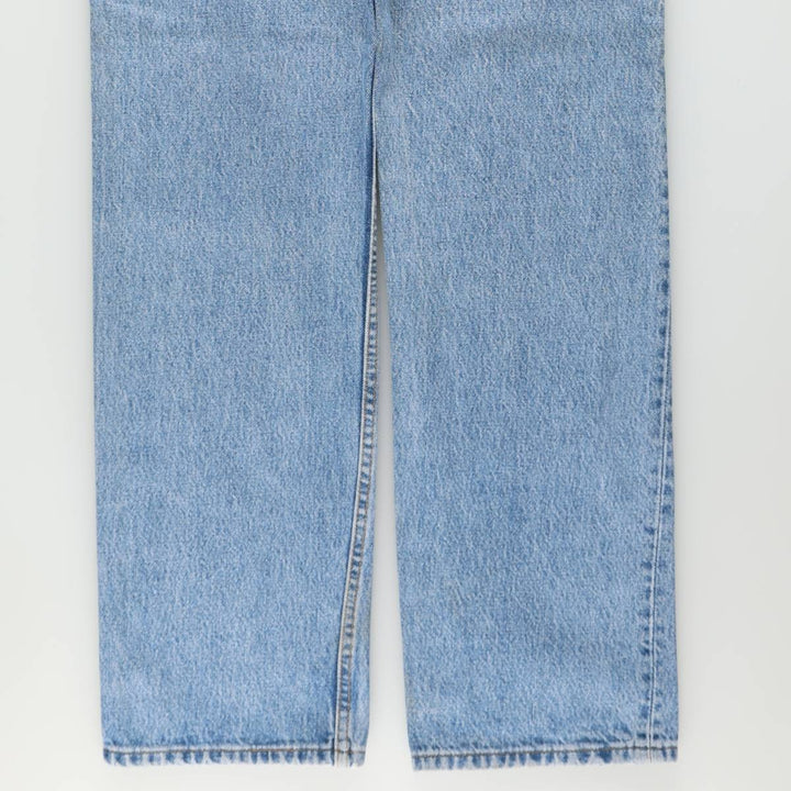 Levi's 501-0191 Straight Denim Pants, Made in USA, Men's Size W34 (approx.) cotton blue type Vintage Second Hand