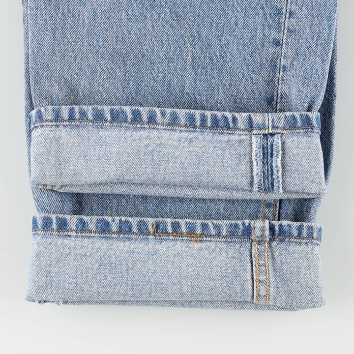 Levi's 501-0191 Straight Denim Pants, Made in USA, Men's Size W34 (approx.) cotton blue type Vintage Second Hand
