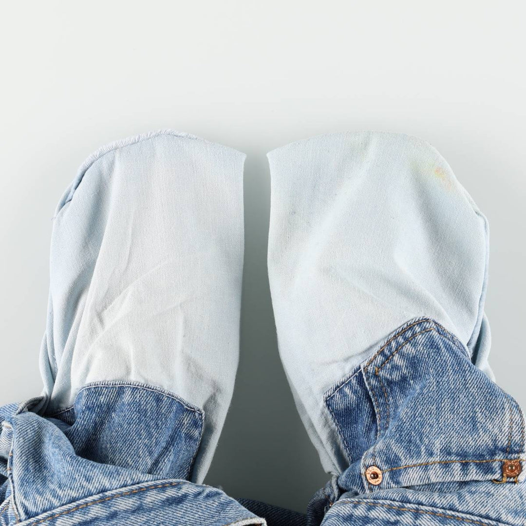 Levi's 501-0191 Straight Denim Pants, Made in USA, Men's Size W34 (approx.) cotton blue type Vintage Second Hand