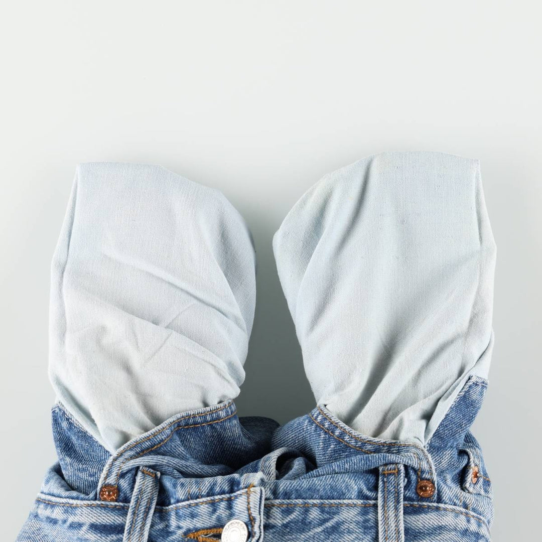 Levi's 501-0191 Straight Denim Pants, Made in USA, Men's Size W34 (approx.) cotton blue type Vintage Second Hand