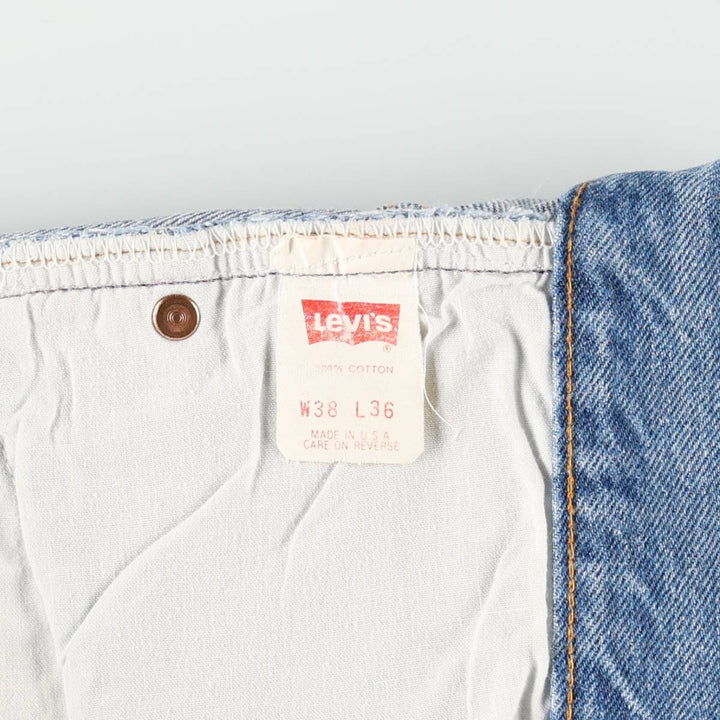 1990'S Levi's 501-5900 Straight Denim Pants, Made in USA, Men's Size W36 (approx.), Vintage cotton blue type Vintage Second Hand