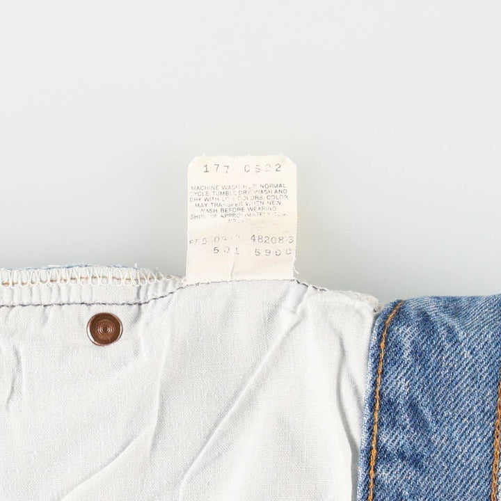 1990'S Levi's 501-5900 Straight Denim Pants, Made in USA, Men's Size W36 (approx.), Vintage cotton blue type Vintage Second Hand
