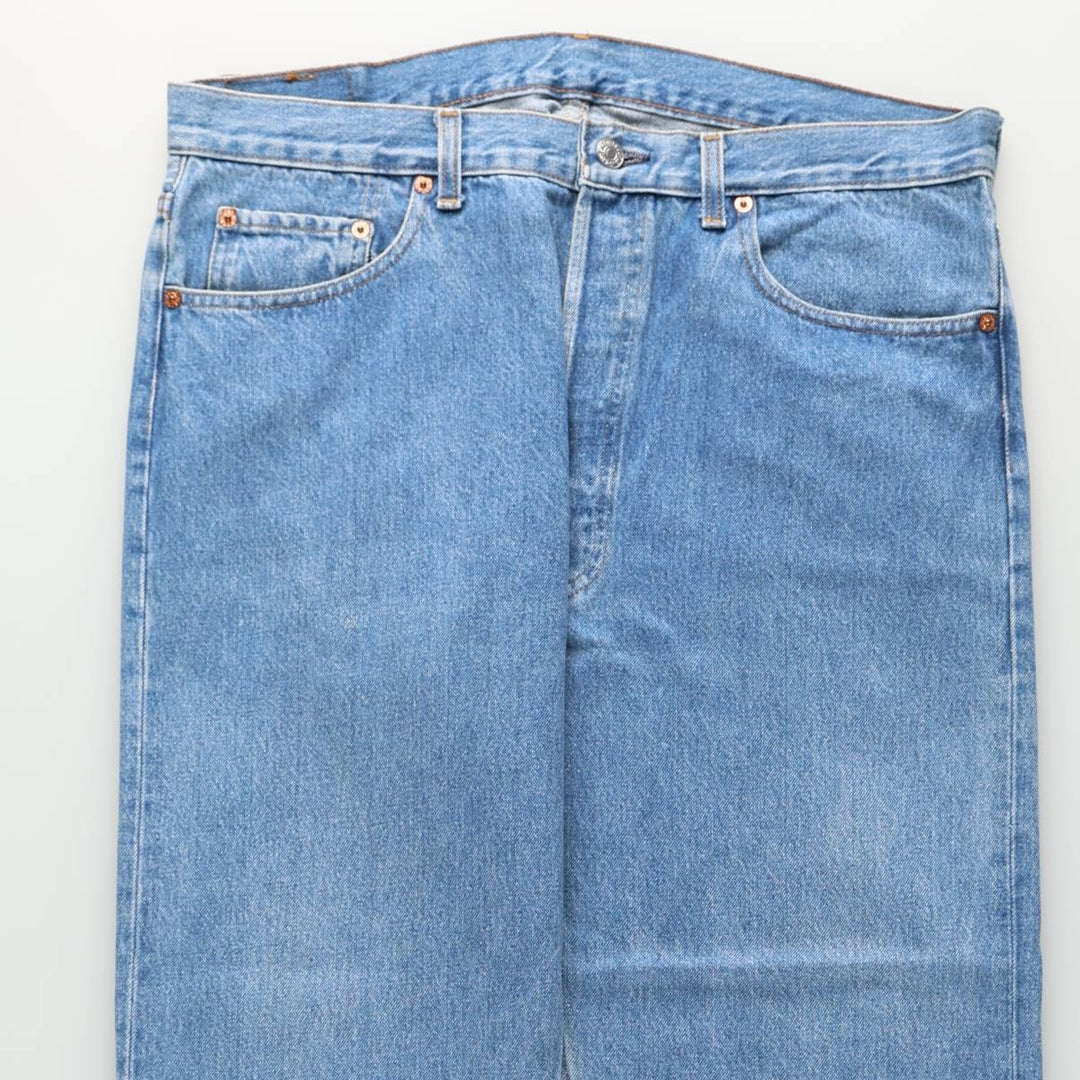 1990'S Levi's 501-5900 Straight Denim Pants, Made in USA, Men's Size W36 (approx.), Vintage cotton blue type Vintage Second Hand
