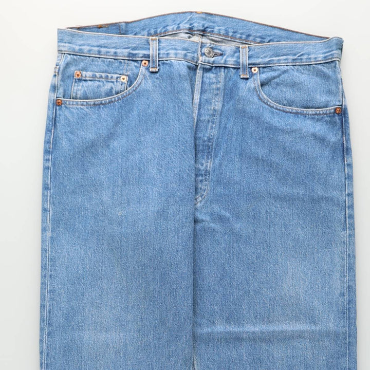 1990'S Levi's 501-5900 Straight Denim Pants, Made in USA, Men's Size W36 (approx.), Vintage cotton blue type Vintage Second Hand