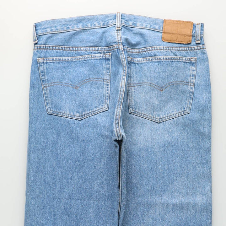 1990'S Levi's 501-5900 Straight Denim Pants, Made in USA, Men's Size W36 (approx.), Vintage cotton blue type Vintage Second Hand