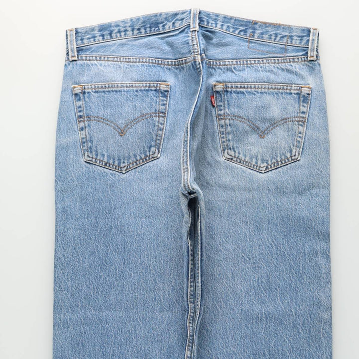 1990'S Levi's 501 0000 Straight Denim Pants, Made in USA, Men's Size W36 (approx.), Vintage cotton blue type Vintage Second Hand