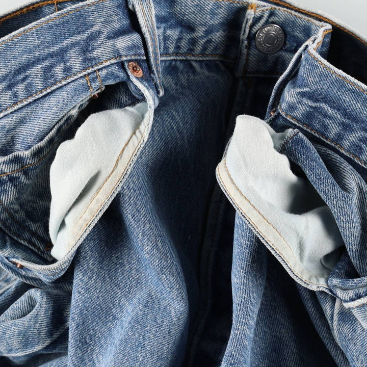 1990'S Levi's 501 0000 Straight Denim Pants, Made in USA, Men's Size W36 (approx.), Vintage cotton blue type Vintage Second Hand