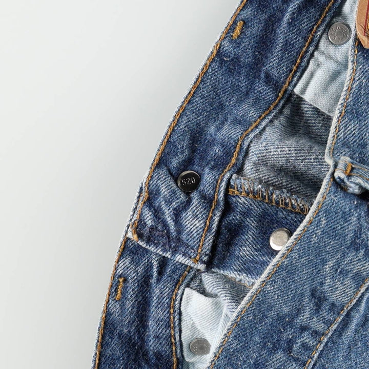 90'S Levi's 501-0115 Straight Denim Pants Made in USA Men's W32 Vintage cotton blue type Vintage Second Hand