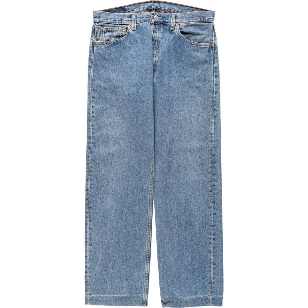 2000'S Levi's 501-0193 Straight Denim Pants, Made in USA, Men's Size 34 (approx.) cotton blue type Vintage Second Hand