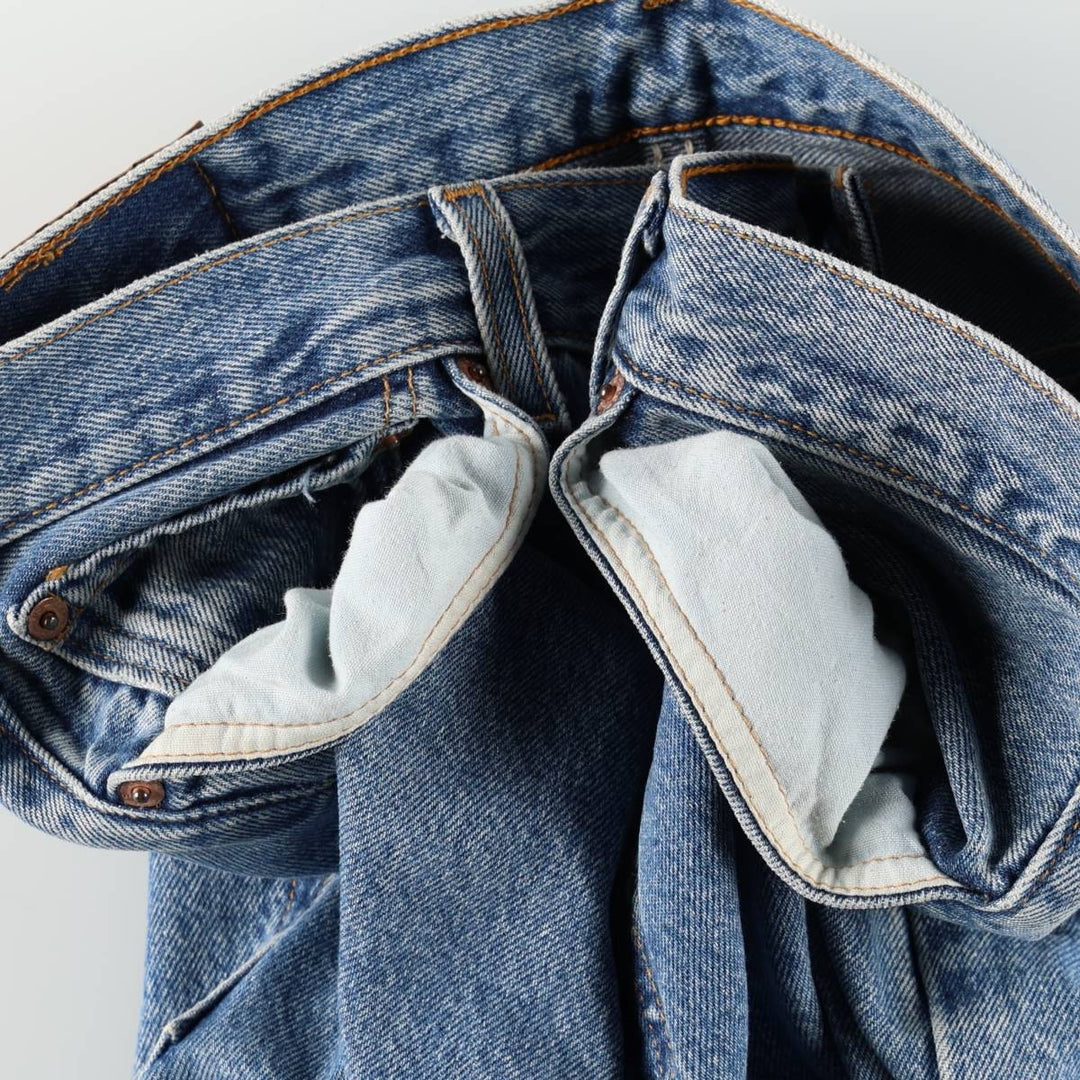 2000'S Levi's 501-0193 Straight Denim Pants, Made in USA, Men's Size 34 (approx.) cotton blue type Vintage Second Hand