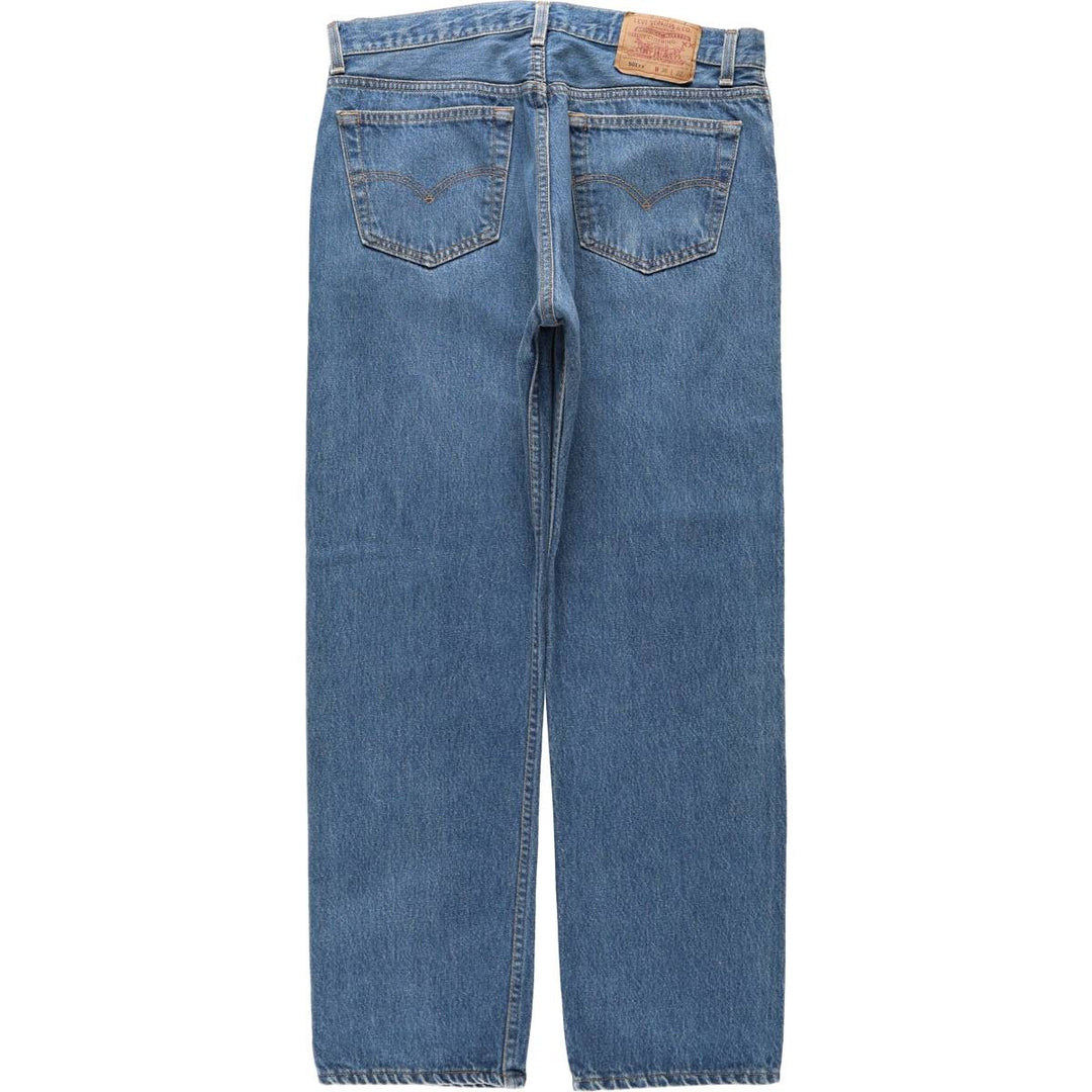 90'S Levi's 501-0000 Straight Denim Pants Made in USA Men's W34 Vintage cotton blue type Vintage Second Hand