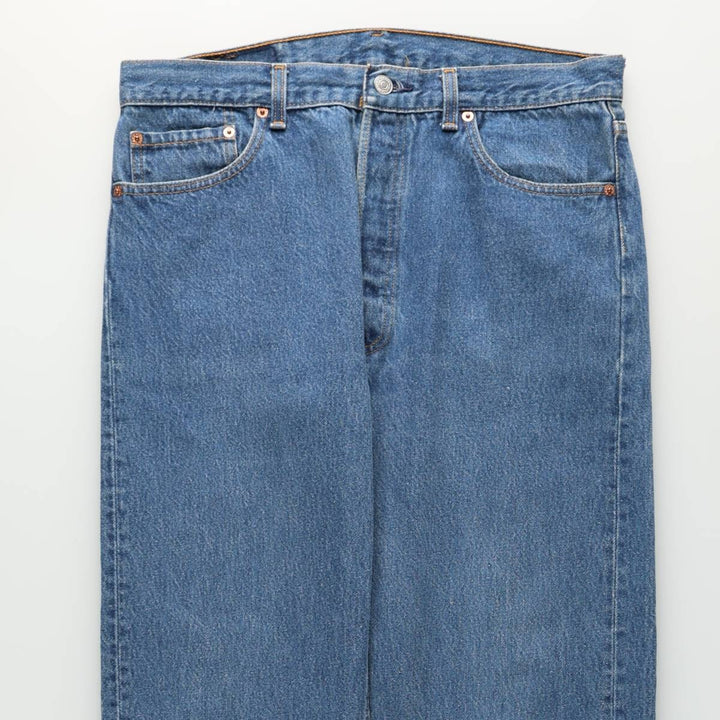 90'S Levi's 501-0000 Straight Denim Pants Made in USA Men's W34 Vintage cotton blue type Vintage Second Hand
