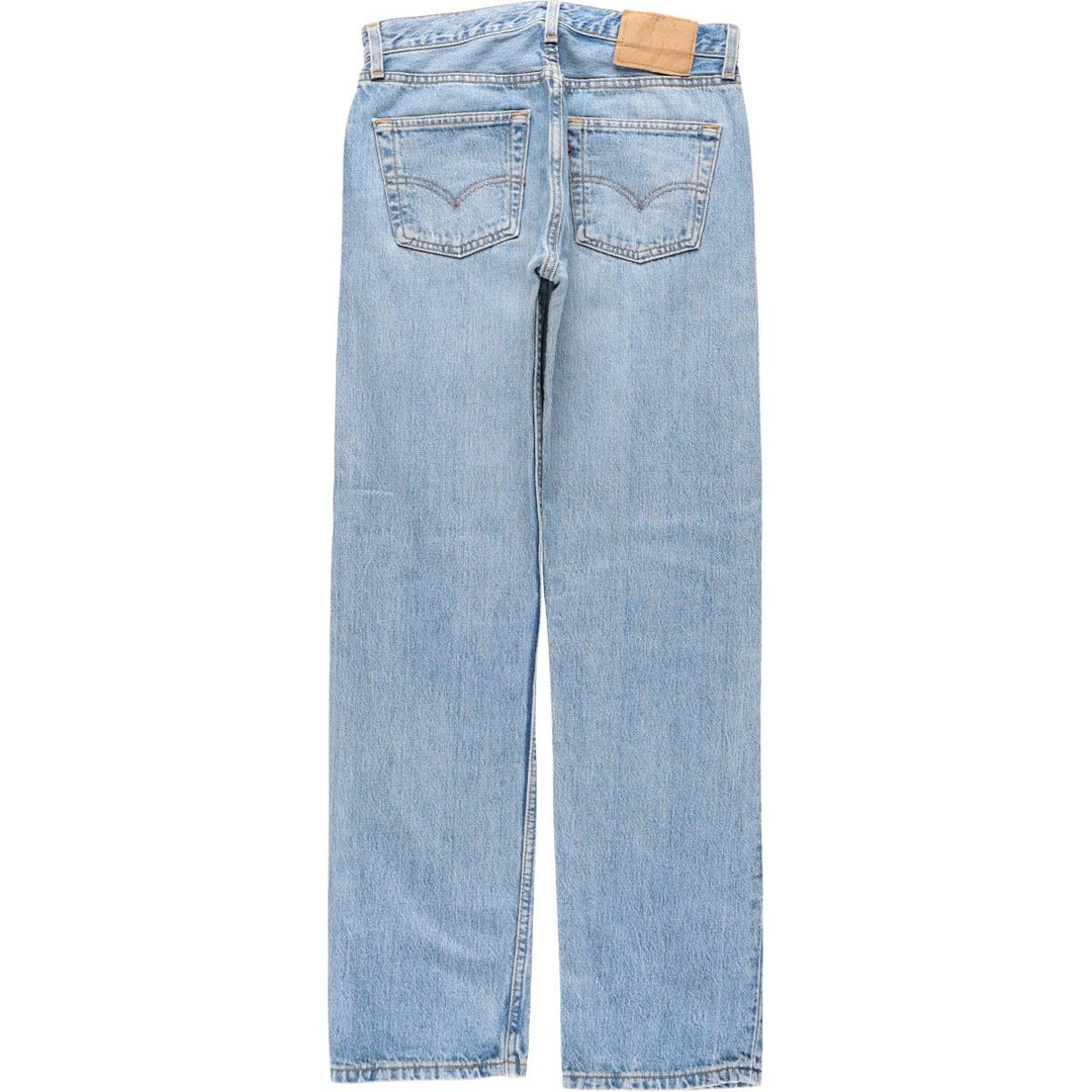 90'S Levi's 501-0193 Straight Denim Pants Made in USA Men's W30 Vintage cotton Blue type light blue Vintage Second Hand