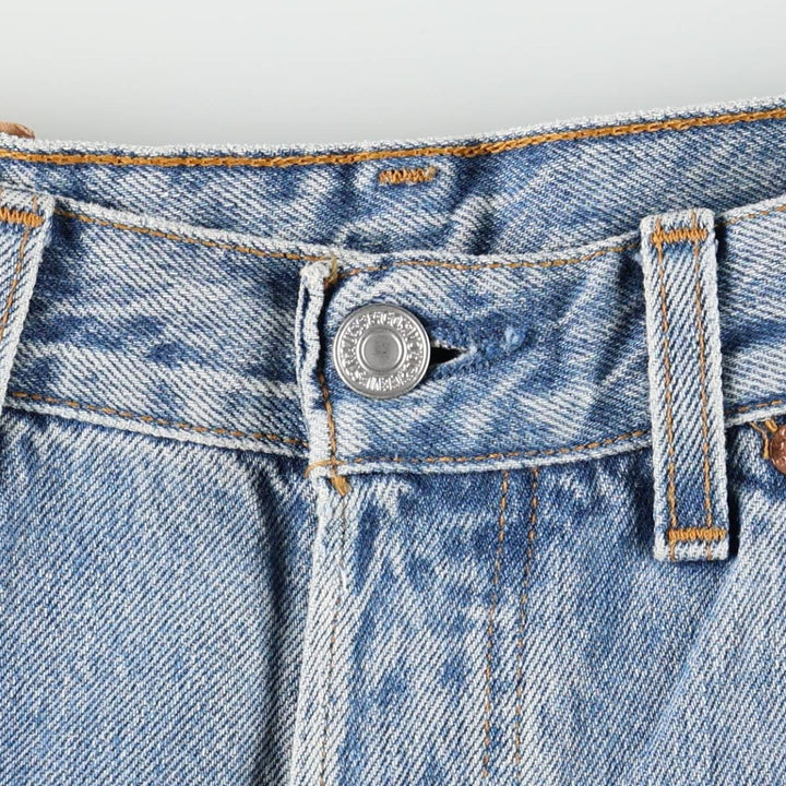 90'S Levi's 501-0193 Straight Denim Pants Made in USA Men's W30 Vintage cotton Blue type light blue Vintage Second Hand