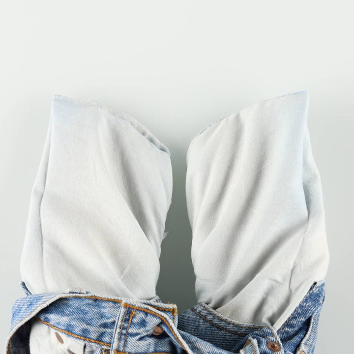 90'S Levi's 501-0193 Straight Denim Pants Made in USA Men's W30 Vintage cotton Blue type light blue Vintage Second Hand