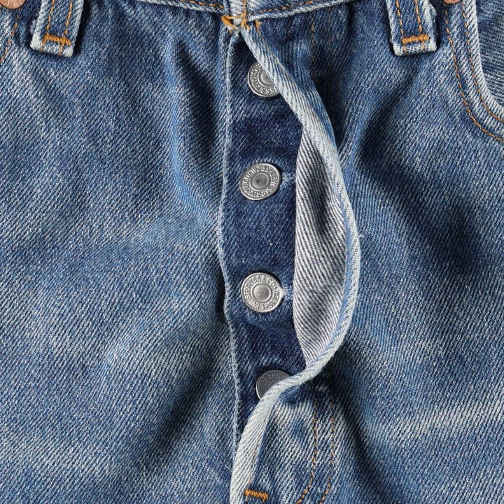 1990'S Levi's 501 0000 Straight Denim Pants, Made in USA, Men's Size W32 (approx.), Vintage cotton blue type Vintage Second Hand