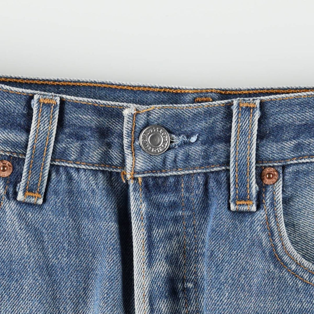 1990'S Levi's 501 0000 Straight Denim Pants, Made in USA, Men's Size W32 (approx.), Vintage cotton blue type Vintage Second Hand