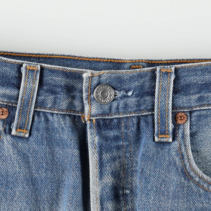 1990'S Levi's 501 0000 Straight Denim Pants, Made in USA, Men's Size W32 (approx.), Vintage cotton blue type Vintage Second Hand