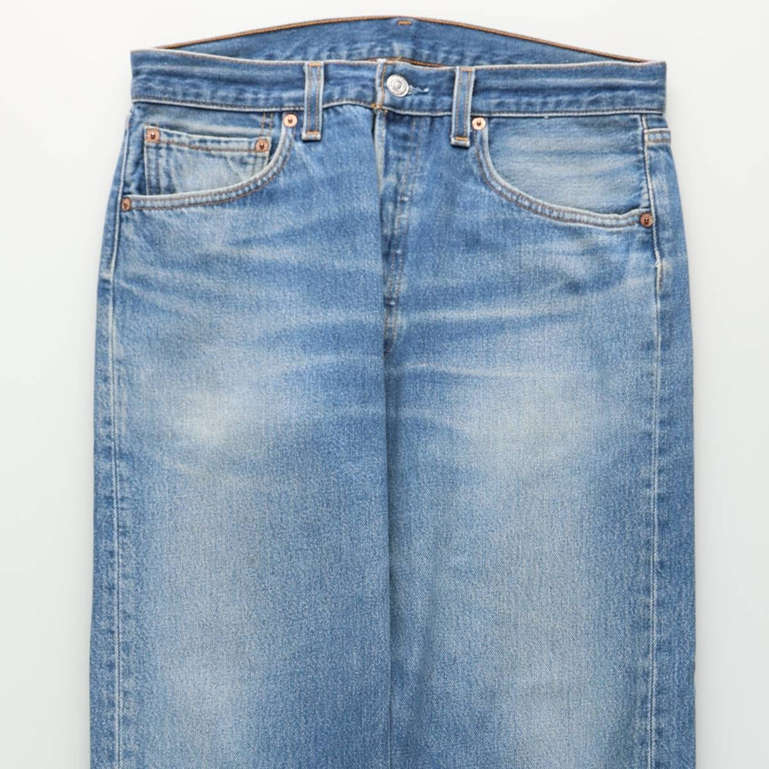 1990'S Levi's 501 0000 Straight Denim Pants, Made in USA, Men's Size W32 (approx.), Vintage cotton blue type Vintage Second Hand