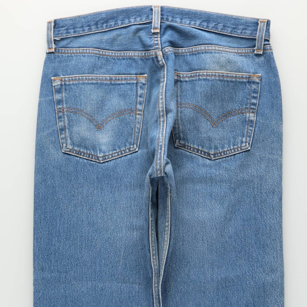 1990'S Levi's 501 0000 Straight Denim Pants, Made in USA, Men's Size W32 (approx.), Vintage cotton blue type Vintage Second Hand