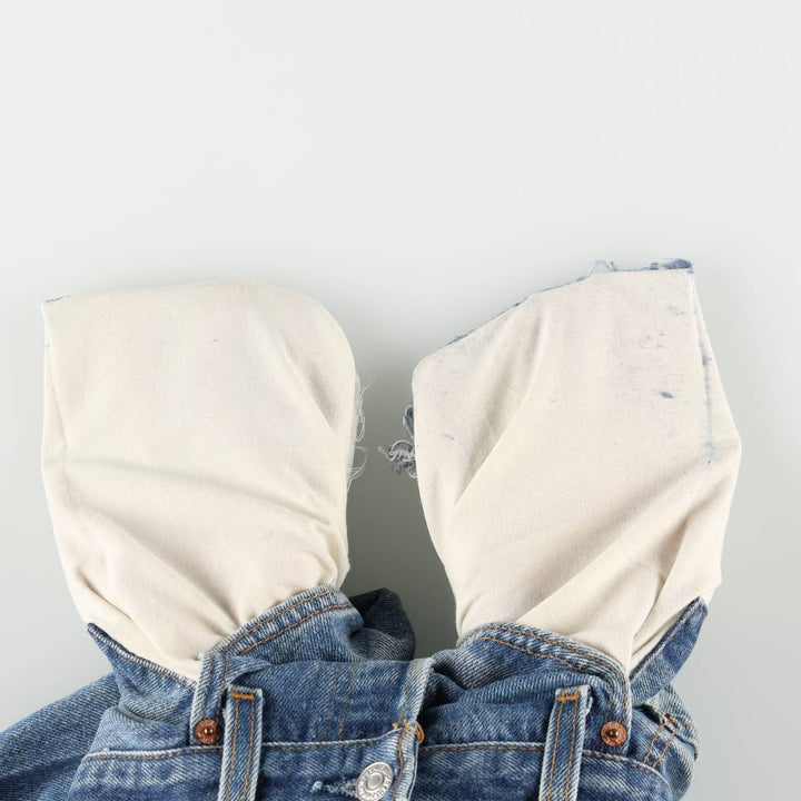 1990'S Levi's 501 0000 Straight Denim Pants, Made in USA, Men's Size W32 (approx.), Vintage cotton blue type Vintage Second Hand