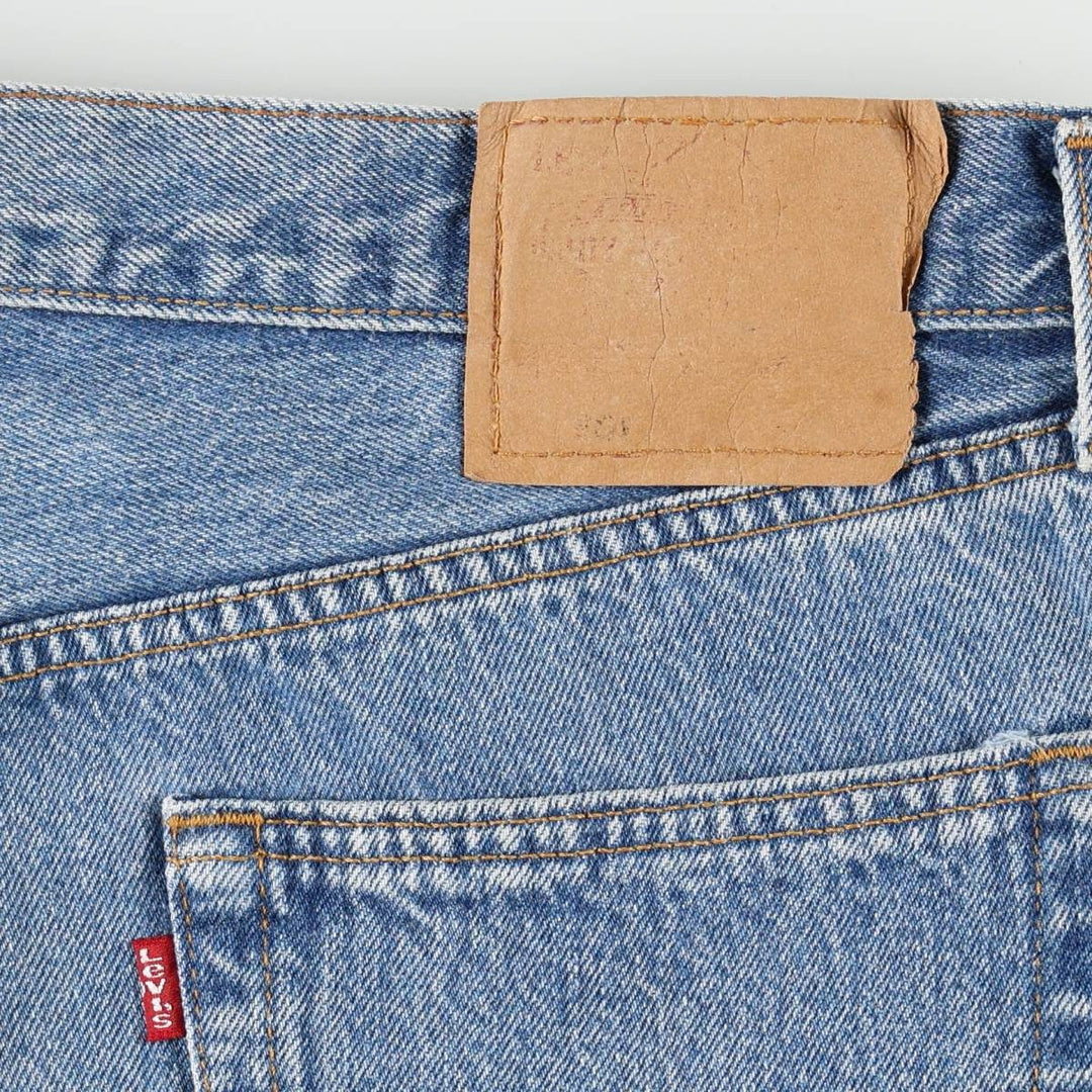90'S Levi's 501-0193 Straight Denim Pants, Made in USA, Men's, Size 35, Vintage cotton blue type Vintage Second Hand