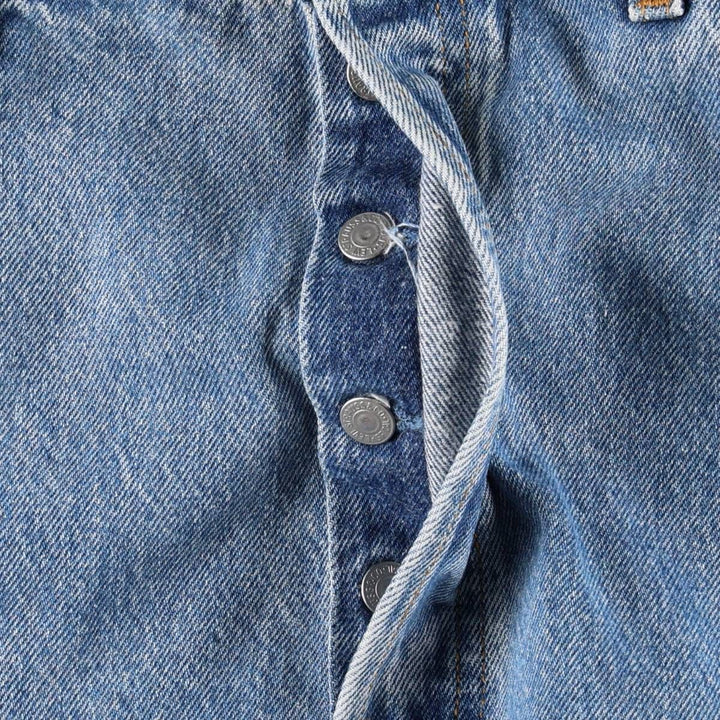90'S Levi's 501-0193 Straight Denim Pants, Made in USA, Men's, Size 35, Vintage cotton blue type Vintage Second Hand