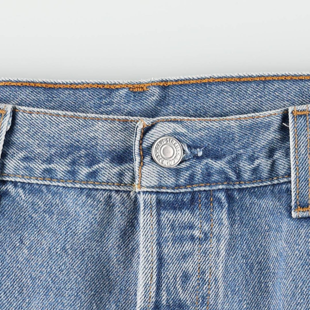 90'S Levi's 501-0193 Straight Denim Pants, Made in USA, Men's, Size 35, Vintage cotton blue type Vintage Second Hand
